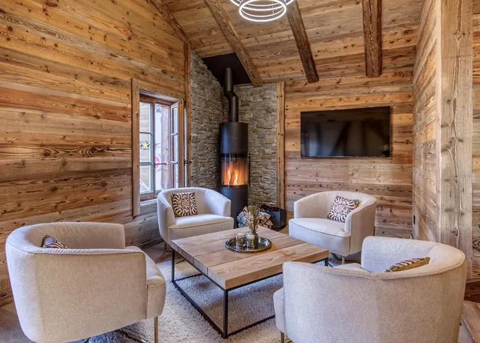 High-end W Sauna And Stove Apartamento Champéry
